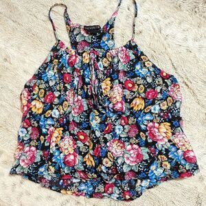 Flower Detail Crop Top by Forever 21